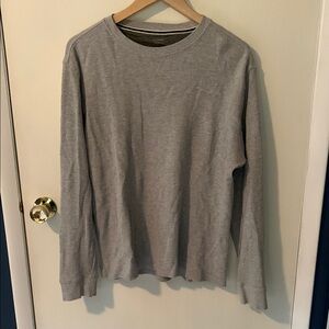 Gray Long Sleeve Men's Shirt